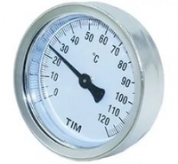Термометр с гильзой 0-120°С TIM Y-63А-50-120 (60 шт) (А)